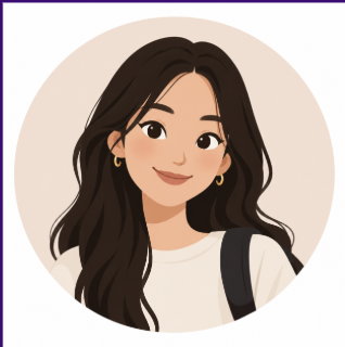 Maya Chen — college student persona illustration